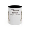 11oz Tibetan Terrier Latin Mug, Vintage Dog Coffee Mug, Dog Lover Gift
