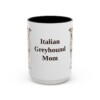 8811115758894052296_2048.jpeg 15oz Italian Greyhound Dog Mom Mug, Vintage Sketch Coffee Mug, Dog Mom Gift