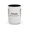 15oz Pomsky Latin Mug, Vintage Dog Coffee Mug, Dog Lover Gift