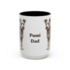 15oz Pumi Dog Dad Mug, Vintage Sketch Coffee Mug, Dog Dad Gift