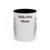 11oz Shih-Poo Dog Mom Mug, Vintage Sketch Coffee Mug, Dog Mom Gift