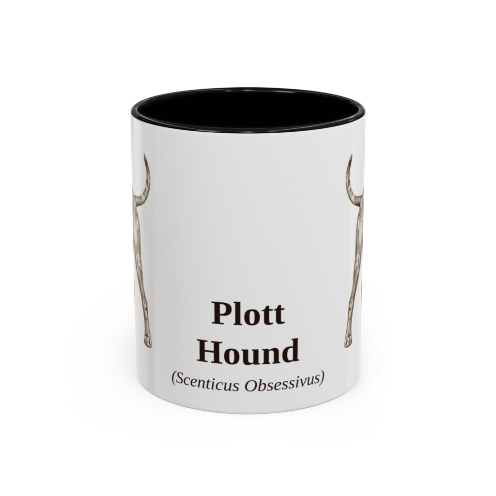 11oz Plott Hound Latin Mug, Vintage Dog Coffee Mug, Dog Lover Gift