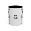 11oz Pit Bull Mug, Vintage Dog Portrait Coffee Mug, Dog Lover Gift