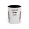 11oz German Spitz Dog Dad Mug, Vintage Sketch Coffee Mug, Dog Dad Gift
