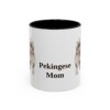 11oz Pekingese Dog Mom Mug, Vintage Sketch Coffee Mug, Dog Mom Gift