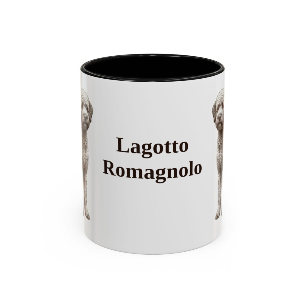 915573804484389684_2048.jpeg 11oz Lagotto Romagnolo Mug, Vintage Dog Portrait Coffee Mug, Dog Lover Gift