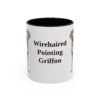 11oz Wirehaired Pointing Griffon Mug, Vintage Dog Portrait Coffee Mug, Dog Lover Gift
