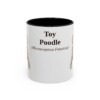 11oz Toy Poodle Latin Mug, Vintage Dog Coffee Mug, Dog Lover Gift