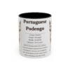 11oz Portuguese Podengo Mug, Illustrated Dog Breed Facts Coffee Mug, Vintage Dog Keepsake Gift