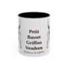 11oz Petit Basset Griffon Vendeen Latin Mug, Vintage Dog Coffee Mug, Dog Lover Gift