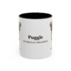 11oz Puggle Latin Mug, Vintage Dog Coffee Mug, Dog Lover Gift