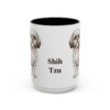15oz Shih Tzu Mug, Vintage Dog Portrait Coffee Mug, Dog Lover Gift