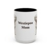 15oz Westiepoo Dog Mom Mug, Vintage Sketch Coffee Mug, Dog Mom Gift