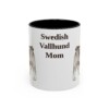 11oz Swedish Vallhund Dog Mom Mug, Vintage Sketch Coffee Mug, Dog Mom Gift