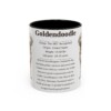 11oz Goldendoodle Mug, Illustrated Dog Breed Facts Coffee Mug, Vintage Dog Keepsake Gift