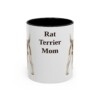 11oz Rat Terrier Dog Mom Mug, Vintage Sketch Coffee Mug, Dog Mom Gift