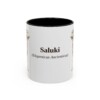 11oz Saluki Latin Mug, Vintage Dog Coffee Mug, Dog Lover Gift