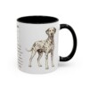 11oz Dalmatian Mug, Black, right side view