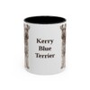 11oz Kerry Blue Terrier Mug, Vintage Dog Portrait Coffee Mug, Dog Lover Gift
