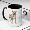15oz Pit Bull Mug, Black, lifestyle photo