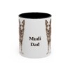 11oz Mudi Dog Dad Mug, Vintage Sketch Coffee Mug, Dog Dad Gift