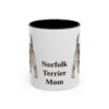 11oz Norfolk Terrier Dog Mom Mug, Vintage Sketch Coffee Mug, Dog Mom Gift