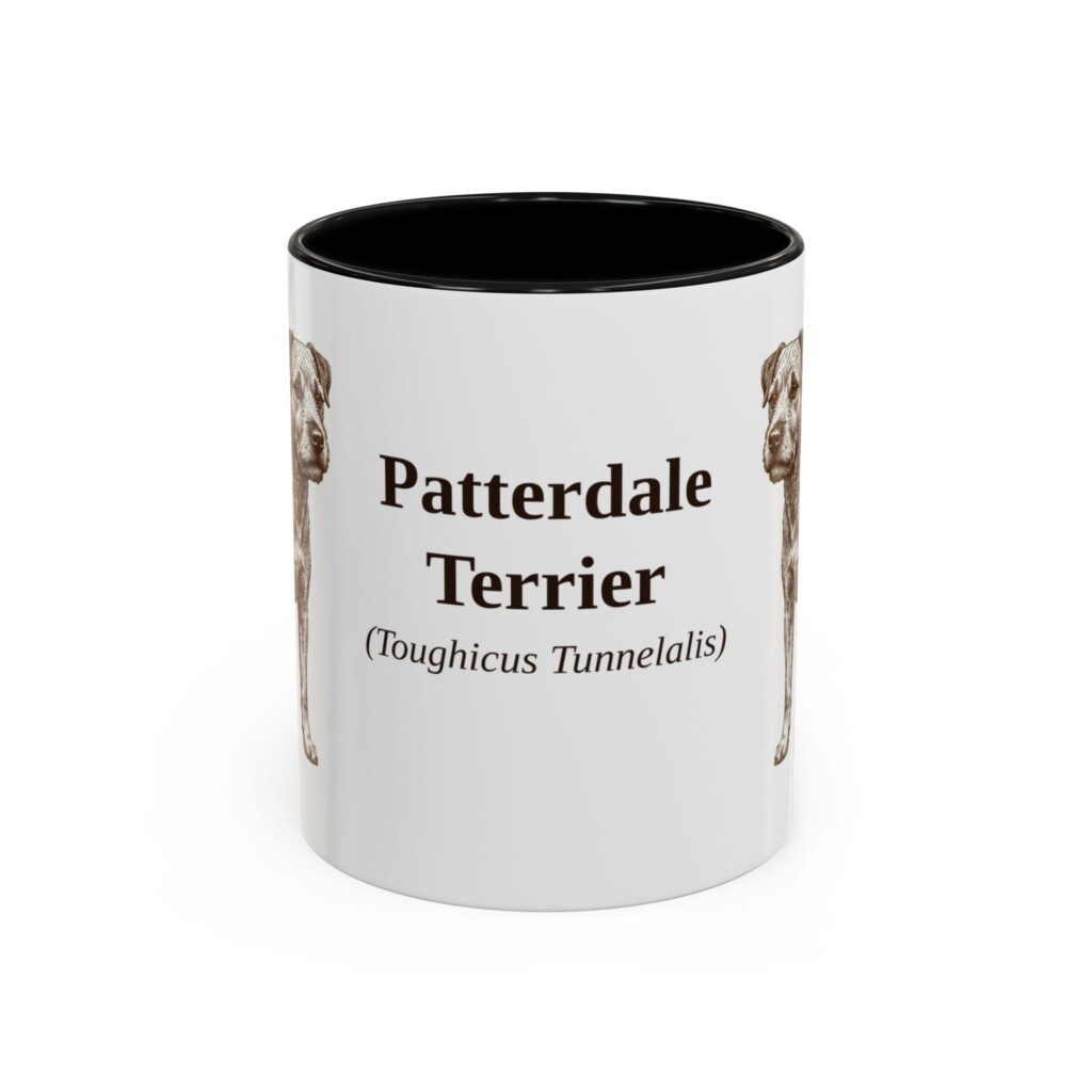 9857528225369079747_2048.jpeg 11oz Patterdale Terrier Latin Mug, Vintage Dog Coffee Mug, Dog Lover Gift