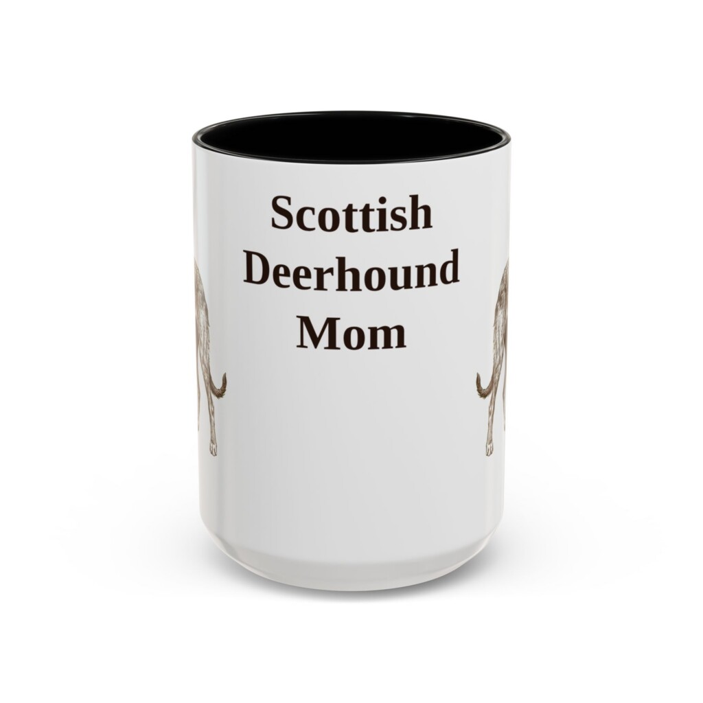 9899911997437238877_2048.jpeg 15oz Scottish Deerhound Dog Mom Mug, Vintage Sketch Coffee Mug, Dog Mom Gift