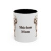 11oz Shichon Dog Mom Mug, Vintage Sketch Coffee Mug, Dog Mom Gift