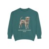 Affenpinscher Dad Sweatshirt, Blue Spruce, front view