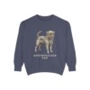 Affenpinscher Dad Sweatshirt, Denim, front view