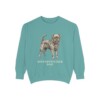 Affenpinscher Dad Sweatshirt, Seafoam, front view