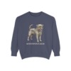 Affenpinscher Sweatshirt, Denim, front view