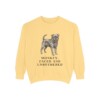 Affenpinscher Humor Sweatshirt, Butter, front view