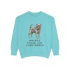 Affenpinscher Humor Sweatshirt, Chalky Mint, front view