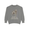 Affenpinscher Humor Sweatshirt, Grey, front view