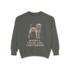 Affenpinscher Humor Sweatshirt, Pepper, front view