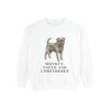 Affenpinscher Humor Sweatshirt, White, front view
