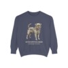 Affenpinscher Latin Sweatshirt, Denim, front view