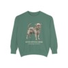Affenpinscher Latin Sweatshirt, Light Green, front view