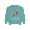Affenpinscher Latin Sweatshirt, Seafoam, front view