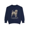 Affenpinscher Latin Sweatshirt, True Navy, front view