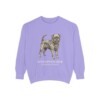 Affenpinscher Latin Sweatshirt, Violet, front view