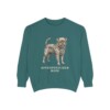 Affenpinscher Mom Sweatshirt, Blue Spruce, front view