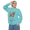 Affenpinscher Mom Sweatshirt, Chalky Mint, person 2 context