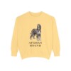 Afghan Hound Sweatshirt, Butter, front view