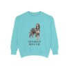 Afghan Hound Sweatshirt, Chalky Mint, front view