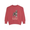 Afghan Hound Sweatshirt, Crimson, front view
