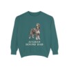 Afghan Hound Dad Sweatshirt, Blue Spruce, front view
