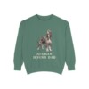Afghan Hound Dad Sweatshirt, Light Green, front view
